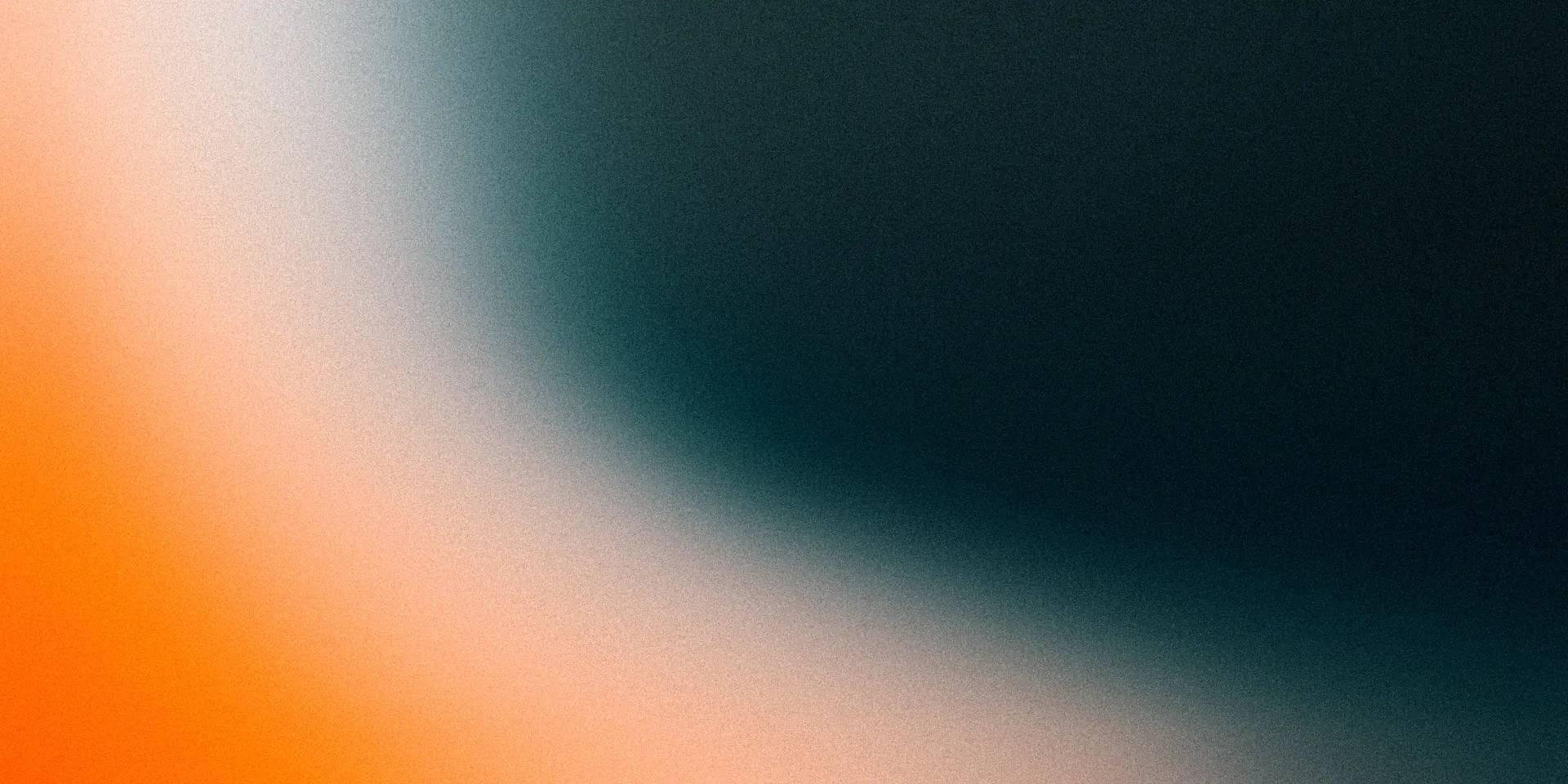 Abstract orange, cream, and dark teal gradient background