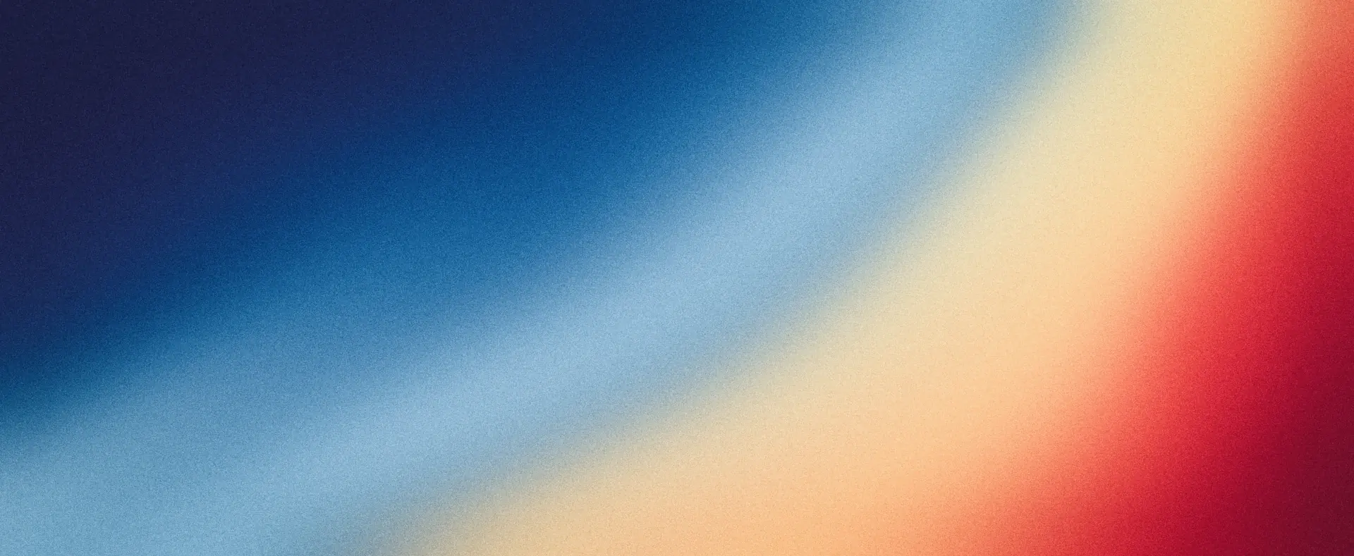 Abstract blurred gradient with blue, cream, and red color fields