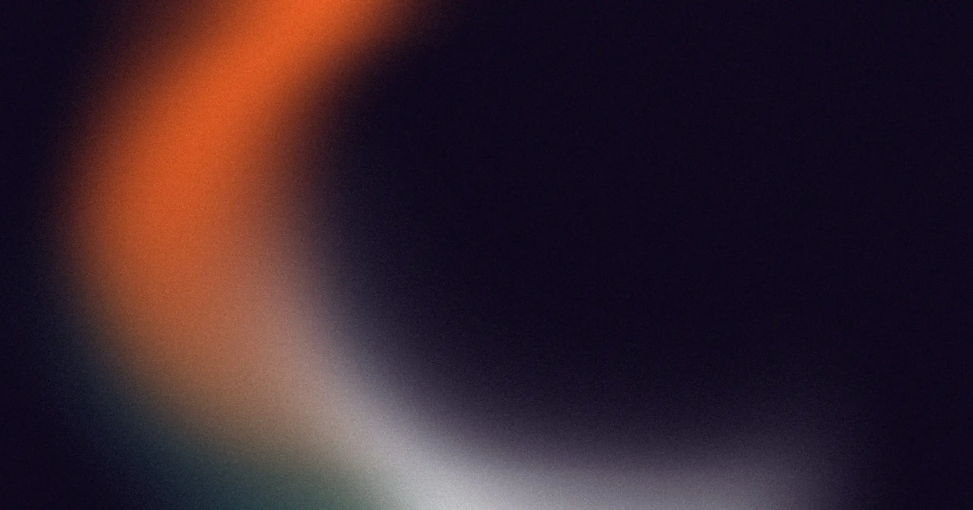 Abstract wave gradient with orange, white, blue, and black